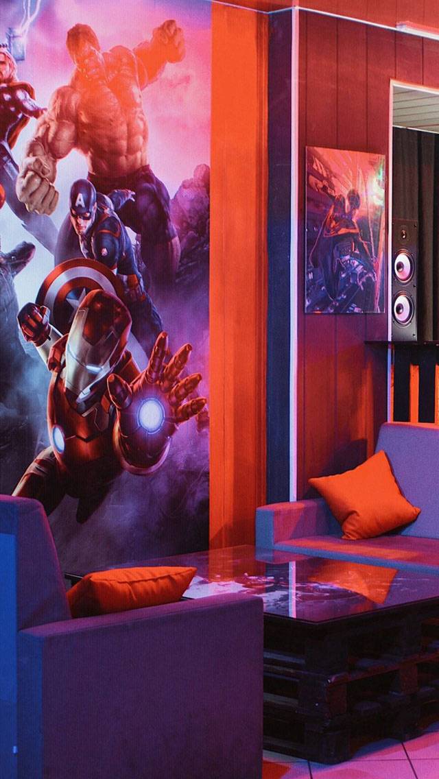 Интерьер в Marvel Lounge Bar